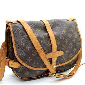 Louis Vuitton Monogram Shoulder Saumur Bag